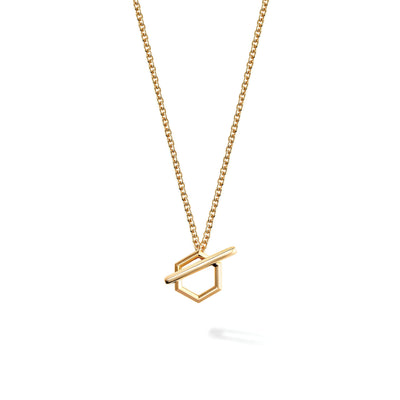 Birks Bee Chic Hexagon Toggle Necklace
