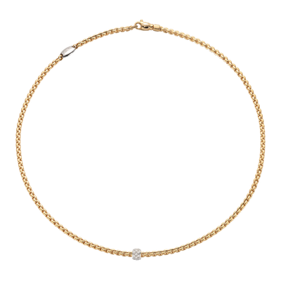 Fope Eka Necklace with diamond pave'
