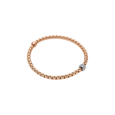 Fope Eka Flex'it bracelet with diamond pave'