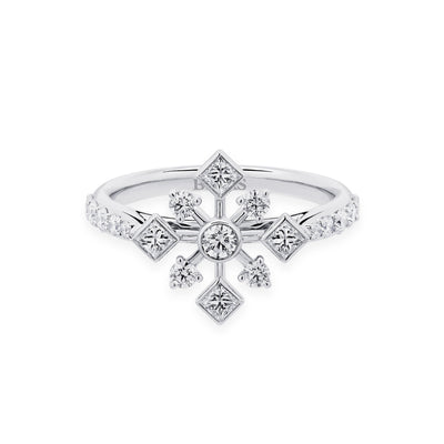 Birks Snowflake Diamond Ring