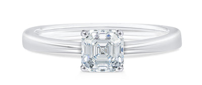 Royal Asscher Cut - Faustina Diamond Engagement Ring