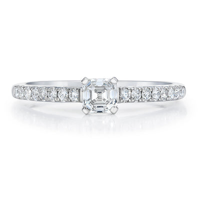 Royal Asscher Cut - Elissa Diamond Engagement Ring