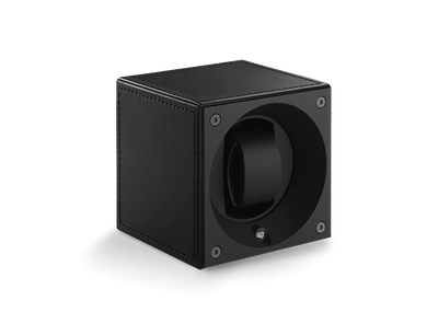 Masterbox Leather – Rubber black leather & Black stitches