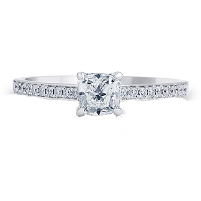 Royal Asscher Cut - Michiko Diamond Engagement Ring