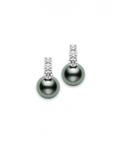 Classic Black South Sea Cultured Pearl Earrings