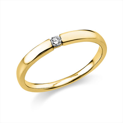 ring 14 kt YG, polished