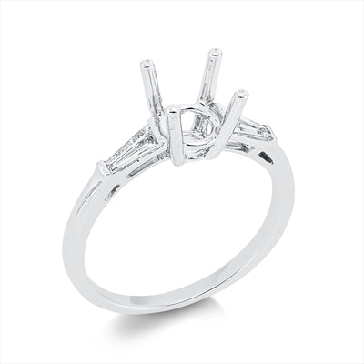 Ring 4er-Prong 18k White Gold