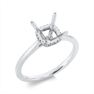 Ring 4er-Prong 18k White Gold