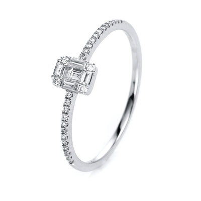 Ring 18k White Gold