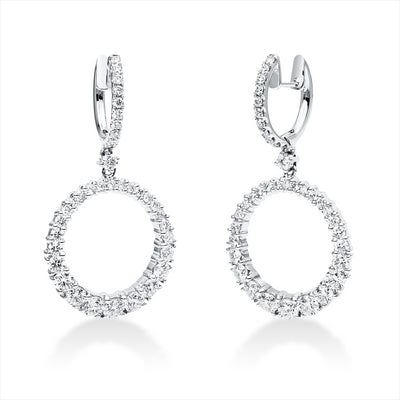earrings 18 kt WG