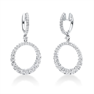 earrings 18 kt WG