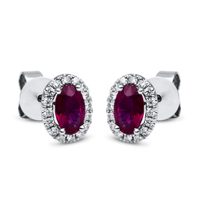 earrings 18 kt WG