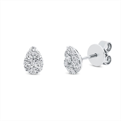 Earrings 18k White Gold