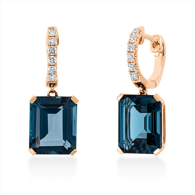 earrings 18 kt RG