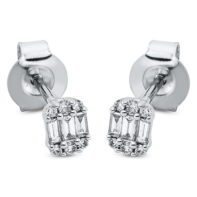 Earrings 18k White Gold