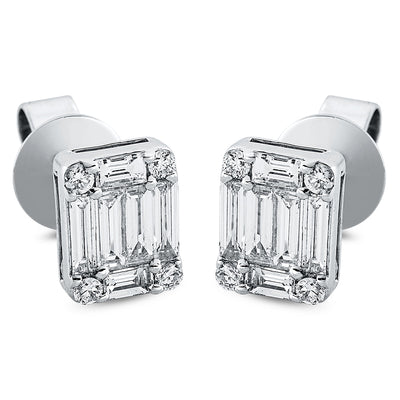 Earrings 18k White Gold
