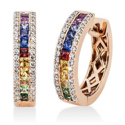 Hoop Earrings 18k Rose Gold