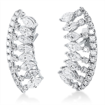 Earrings 18k White Gold