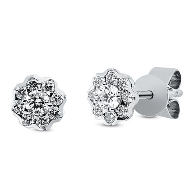 Earrings 18k White Gold
