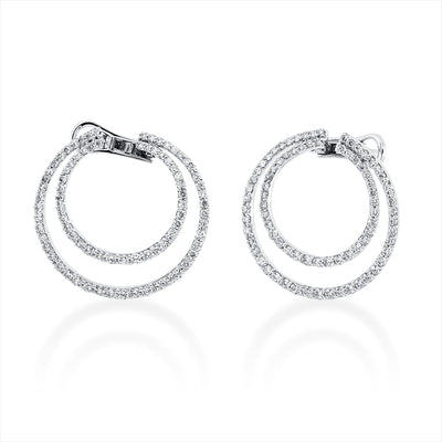 earrings 18 kt WG