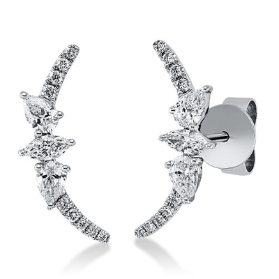 Earrings 18k White Gold