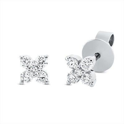 Earrings 18k White Gold