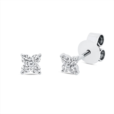 Earrings 18k White Gold