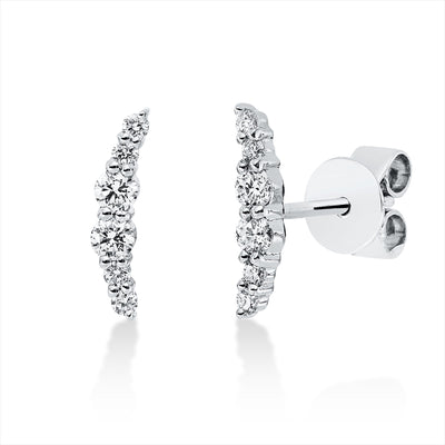 Earrings 18k White Gold