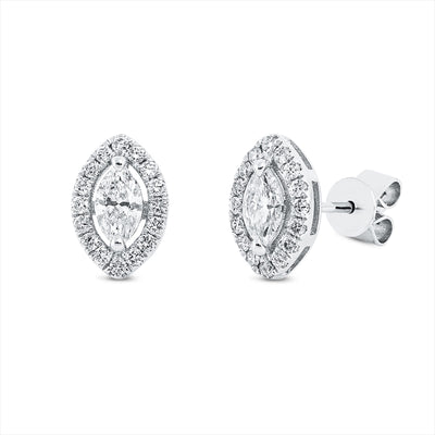 earrings 18 kt WG