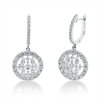 earrings 18 kt WG