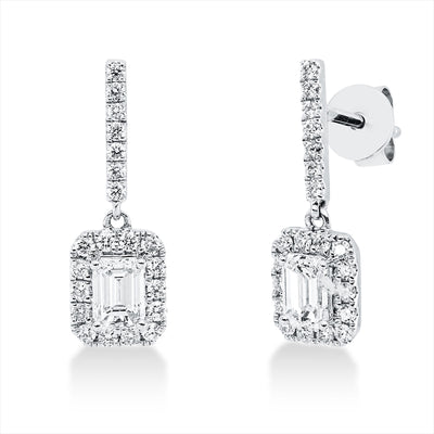 earrings 18 kt WG