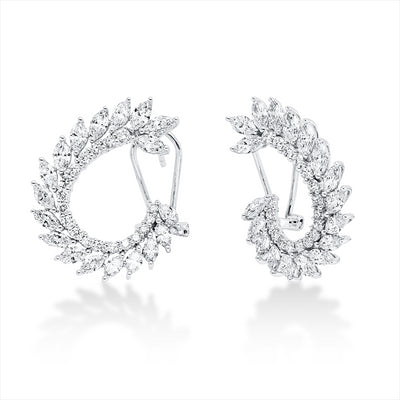 earrings 18 kt WG