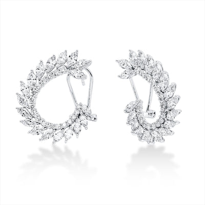 earrings 18 kt WG