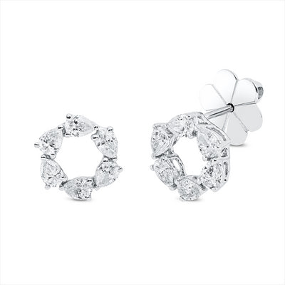 earrings 18 kt WG