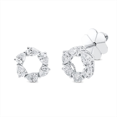 earrings 18 kt WG