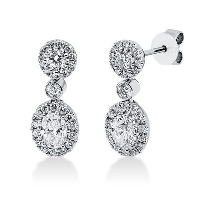 earrings 14 kt WG