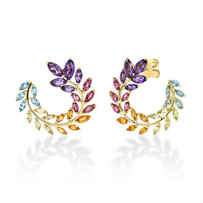 earrings 18 kt YG