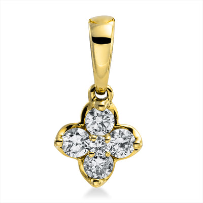 Pendant 18k Yellow Gold, with Eyelet