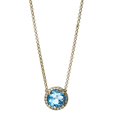 necklace 18 kt YG, with loop at 40,6 cm