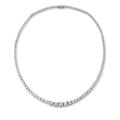 necklace 18 kt WG, graduated