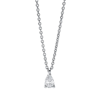 necklace 18 kt WG, with loop at 42 cm