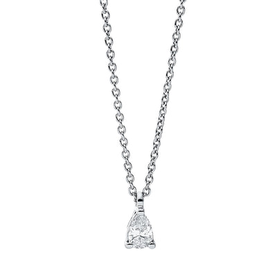 necklace 18 kt WG, with loop at 42 cm