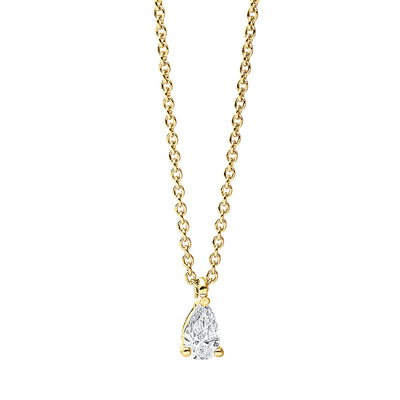 Necklace 3er-Prong 18k Yellow Gold