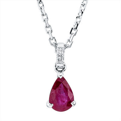 necklace 18 kt WG, with loop at 40 cm & 43 cm