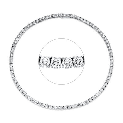 necklace 18 kt WG, Premium Edition, 86 GIA's