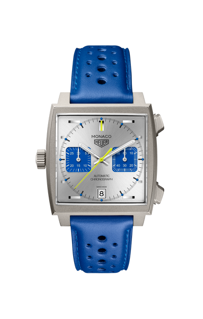 Monaco CHRONOGRAPH FRENCH RACING BLUE | 39 mm | Automatic