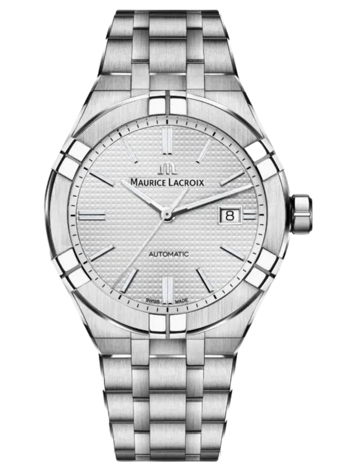 Maurice lacroix aikon automatic white hotsell