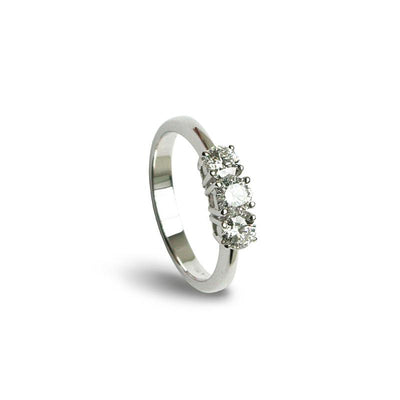 Damiani Luce White Gold and Diamonds Ring 0.34 Carats - diamonds-international-production