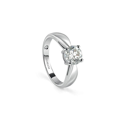 Damiani Cupido White Gold Engagement Ring 0.27 Carats, Colour G, Clarity Vs - diamonds-international-production