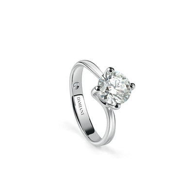 Damiani Beauty White Gold Engagement Ring 0.24 Carats, Colour G, Clarity Vs - diamonds-international-production